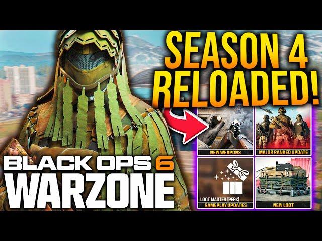 WARZONE: The MAJOR SEASON 4 RELOADED UPDATE...