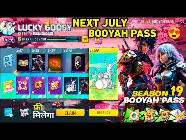 July / August Booyah Pass Free Fire july Booyah Pass Free Fire | july Booyah Pass Free Fire 2024