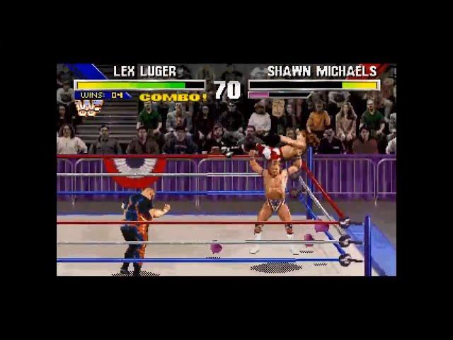 WWF Wrestlemania The Arcade Game (PC) - Lex Luger Run