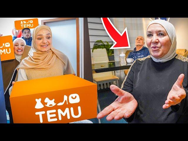 فاجأت حماتي بأكبر كمية أغراض لبيتهم من (TEMU)قررنا نعيش عندهم لمدة شهر.. رأيهم؟؟