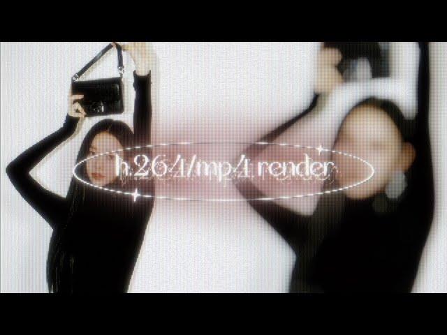 render in H.264/MP4 without media encoder or after codecs