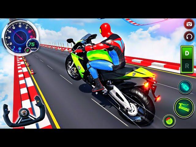 Extreme Motocross Dirt Bike Racer - Mega Ramp GT Bike Stunt Racing Simulator - Android GamePlay #3