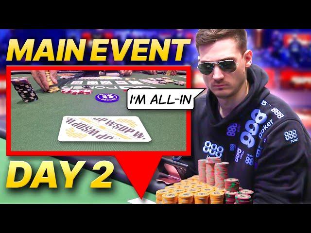 SICKEST BLUFF OF MY LIFE in the $10,000 WSOP Main Event?!