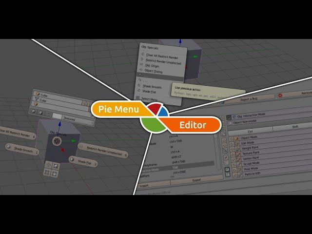 Blender - Pie Menu Editor