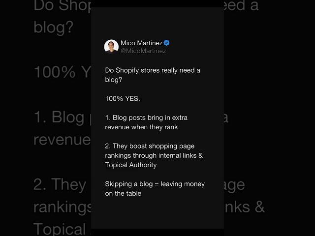 SEO  and Blogs