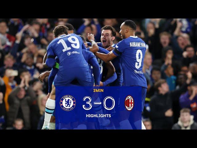 Chelsea 3-0 AC Milan | UEFA Champions League Highlights