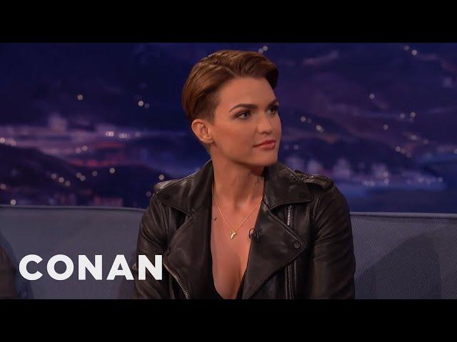 Ruby Rose On Looking Like Justin Bieber | CONAN on TBS