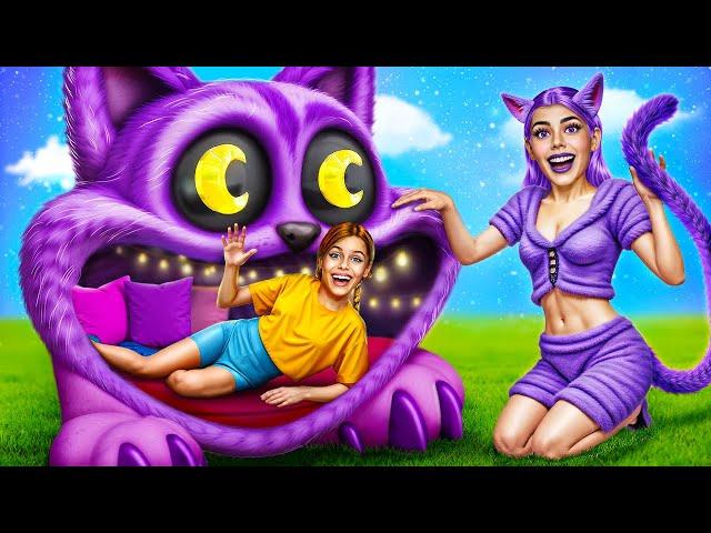 Мы построили секретный домик CATNAP! Меня удочерили Улыбающиеся Твари! Poppy Playtime Chapter 3!