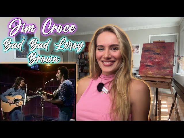 Jim Croce-Bad Bad Leroy Brown!!  Russian Girl First Time Hearing!!