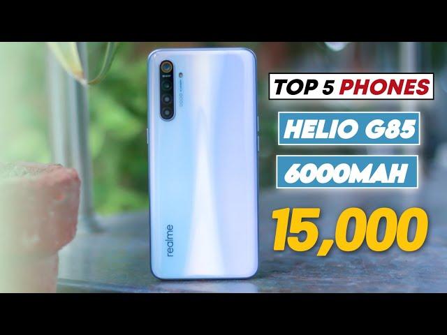 Top 5 best smartphones under 15000 in Pakistan | G85 + 6000mAh battery