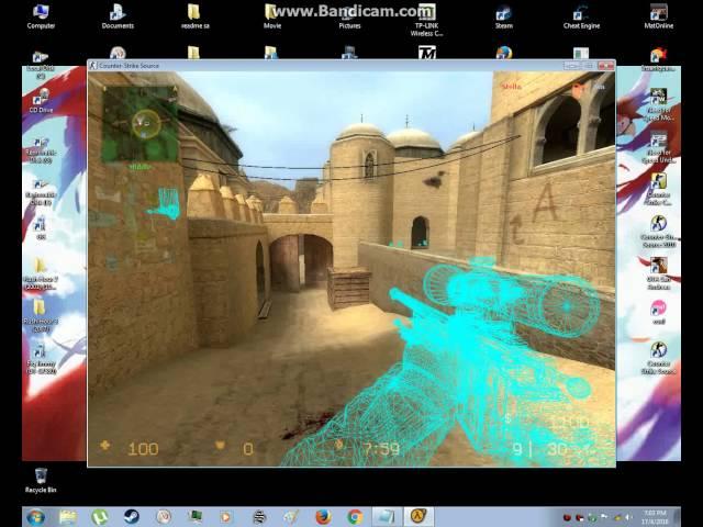 Counter-Strike Source Wallhack with cheat