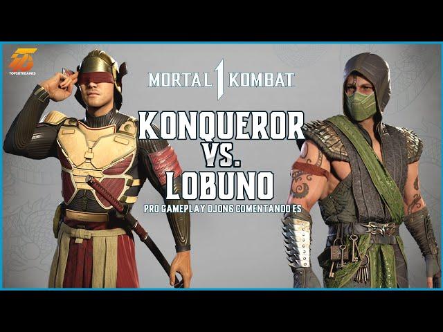 MK1: KONQUEROR VS LOBUNO | KENSHI VS REPTIL | Pro Gameplay Mortal Kombat 1