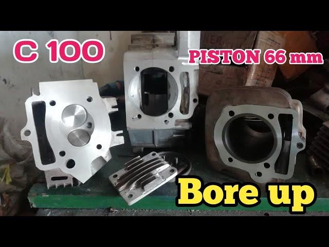 las aluminium | brazing aluminium | bore up c100 piston 66mm | welding aluminium