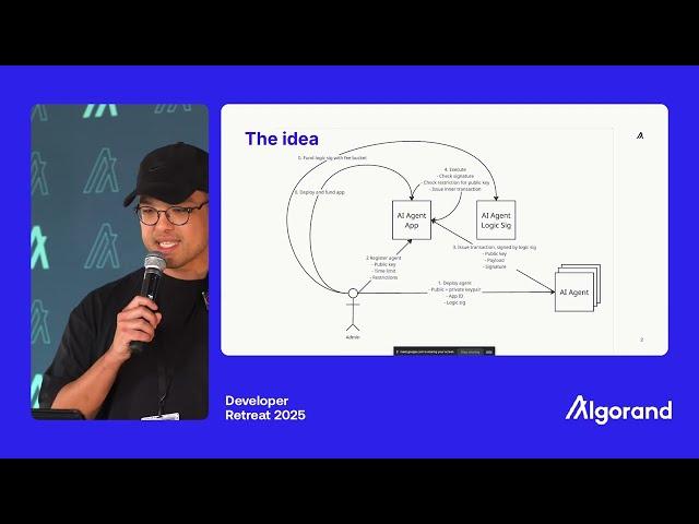 AI Agents with On-Chain Permission Verification @ 2025 Algorand Developer Retreat