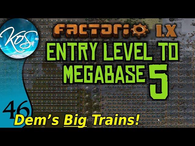 Factorio 1.X Entry Level to Megabase 5 - 46 - MORE MASSIVE TRAIN STATIONS! - Guide, Tutorial