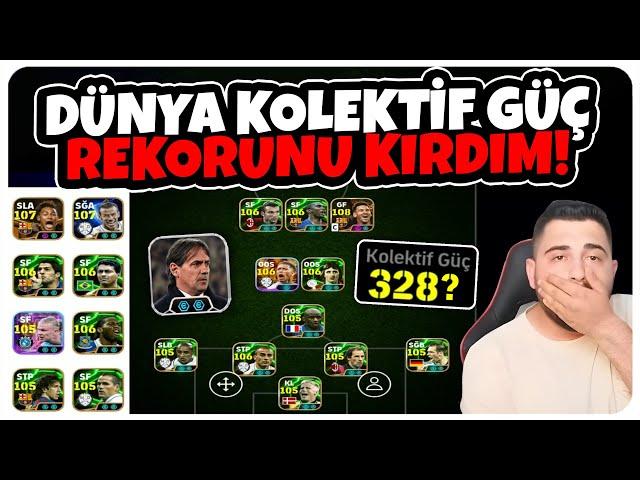 DÜNYA KOLEKTİF GÜÇ REKORUNU TEKRAR KIRDIM!  328*? YENİ MENAJER,, OYUNCULAR ve ÖZEL BASIMLARLA