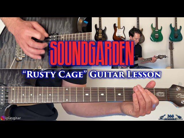 Soundgarden - Rusty Cage Guitar Lesson