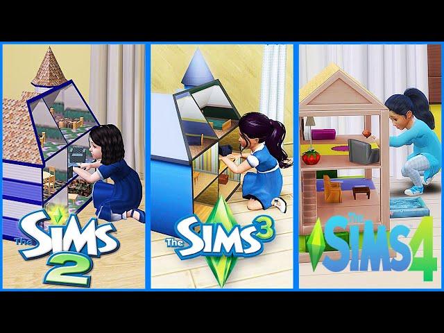 МАЛЫШИ И ТОДДЛЕРЫ В THE SIMS - Эволюция, сравнение всех 3 частей! #sims #малыши #тоддлеры #сравнение