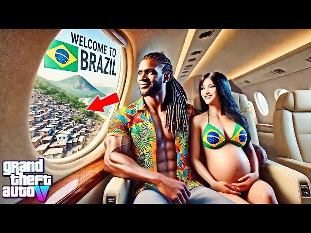 ️Franklin & Mia's Trip To Brazil-GTA 5 Real Life Mod Remastered Season 2 Episode 34