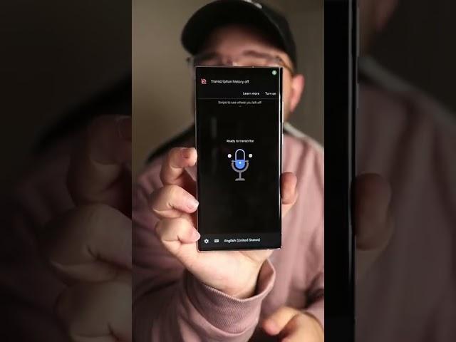 Live Transcribe on Samsung