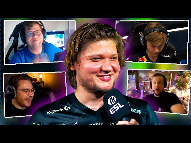 CS Pros & Casters react to S1mple Sick Plays