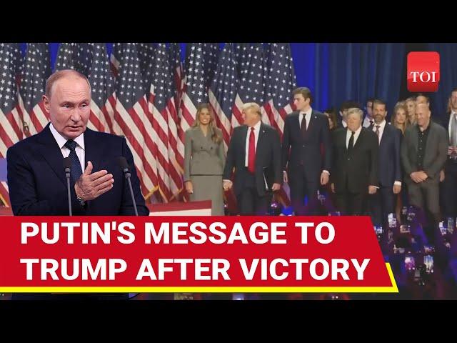 Putin's First Reaction To Trump Victory; 'Won't Congratulate...' | Watch | U.S. Election 2024