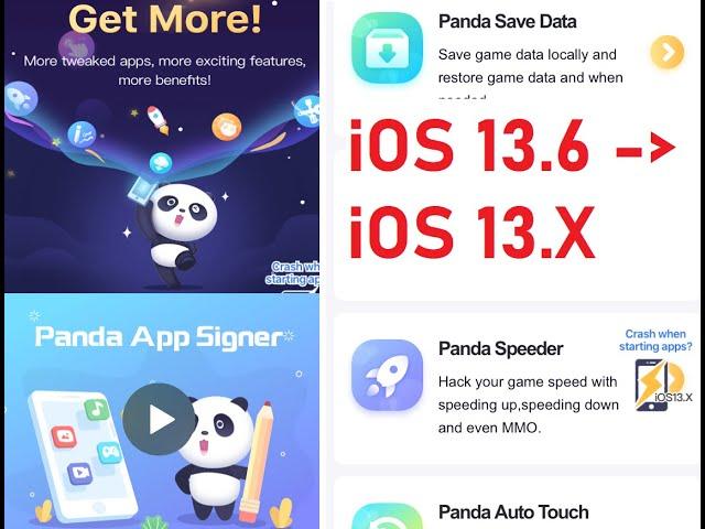 Panda Helper Install iOS 13.6, iOS 13, iOS 13.X, No Computer, No Jailbreak iPhone, iPad, iPod Touch