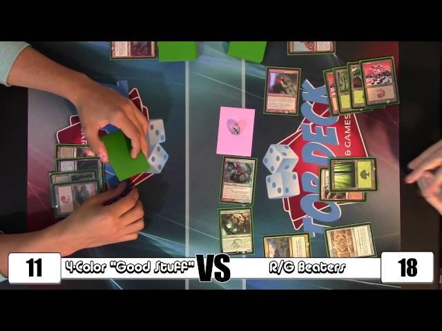 MTG - Cube Gameplay: 4-Color "Good Stuff" vs R/G Beaters