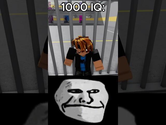 Roblox 1000 IQ Moment(Troll Face Meme)#roblox #shorts