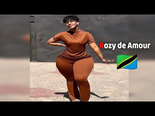 Rozy de Amour  Curvy Tanzanian Plus Size Fashion Model n Influencer - Biography Wiki Lifestyle Age