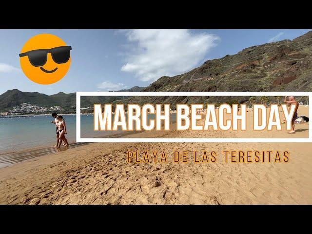 Exploring Playa de las Teresitas in March | The Best Beach in Tenerife?  ️️