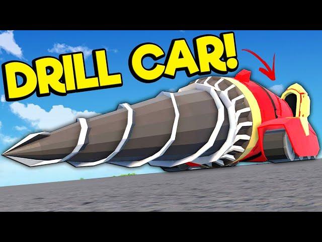 NEW UPDATE! I Bought the OVERPOWERED Drill Car! (Roblox Car Crushers 2)