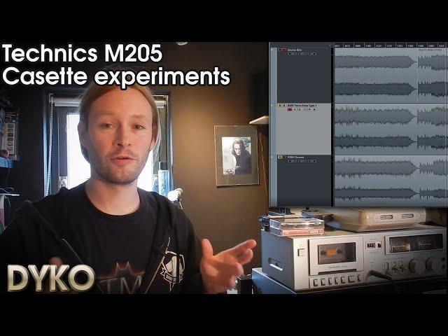 Technics RS M205 Casette experiments