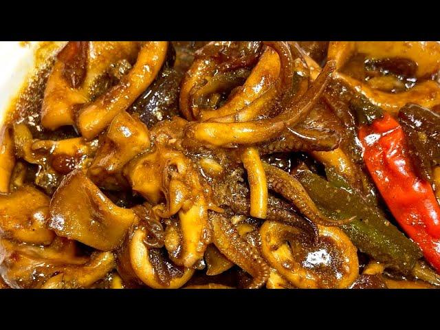 ADOBONG PUSIT EASY RECIPE / Kusina ni Lilia