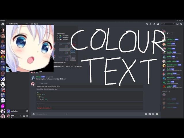 Discord Text Formatting