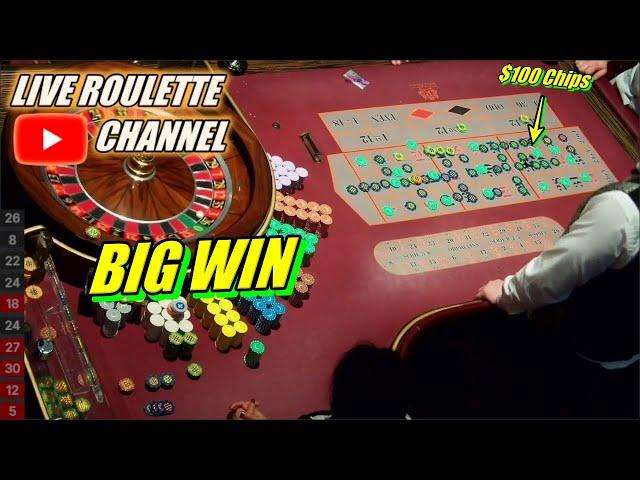  LIVE ROULETTE |  BIG WIN In Las Vegas Casino  $100 Chips Inside Session Exclusive  2024-12-14