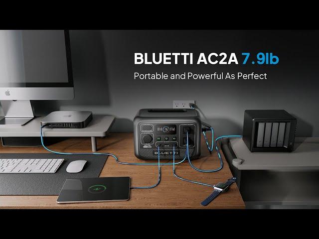 BLUETTI AC2A | Lightweight to Lift More Outdoor Fun