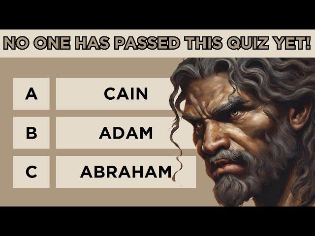 35 Hard Bible Quiz Questions - You Are AMAZING If You Can Pass This Quiz!