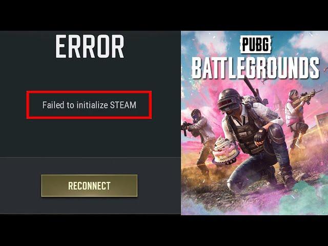 How To Fix PUBG Error Failed To Initialize Steam (2024) | #pubg