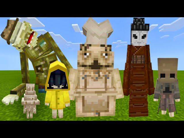 ВСЕ МОНСТРЫ Little Nightmares в МАЙНКРАФТ Маленькие кошмары minecraft