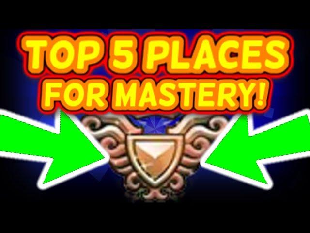 Top 5 BEST Places To INCREASE MASTERY In Trove!