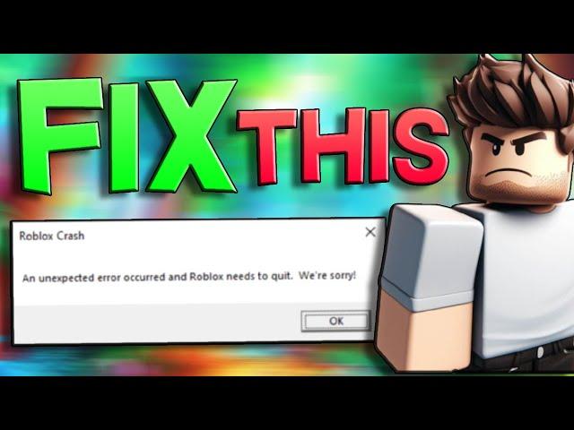 How To Fix Roblox Crashing, Freezing On PC! (2024!)