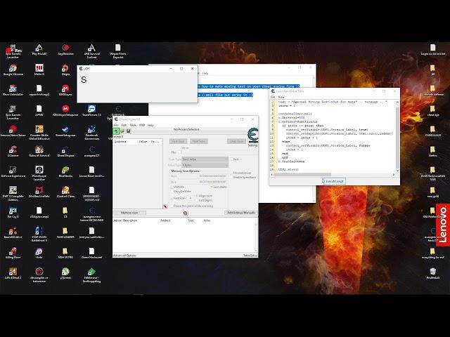 moving text cheat engine ( tutorial )