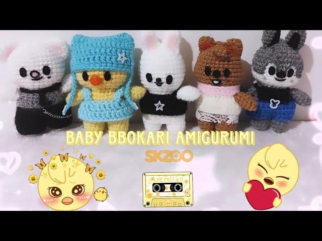 BABY BBOKARI SKZOO AMIGURUMI/ Patrón y tutorial gratis