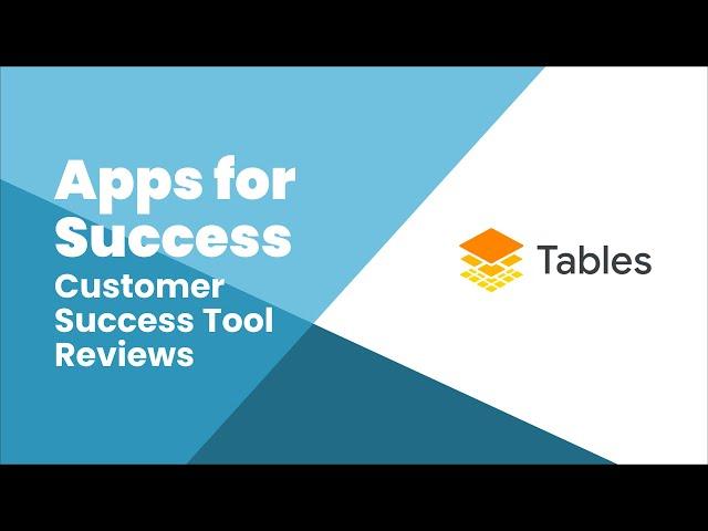 Apps for Success - Google Tables