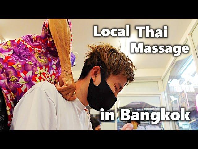 Local Thai Massage Tour in Bangkok (Painful) // Thailand Travel 2022