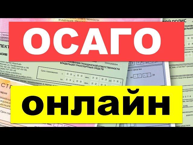 Где и как купить ОСАГО онлайн - краткая инструкция. Как сравнить цены и купить полис дешево и быстро