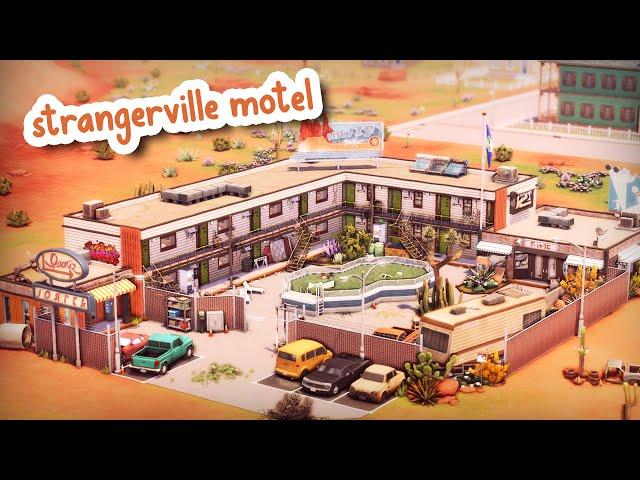 Strangerville Motel & Diner  || The Sims 4 Speed Build