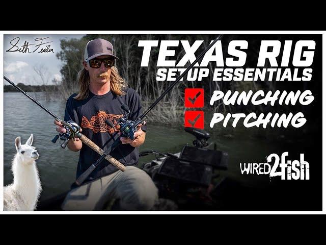 Feider's Texas Rig Setups for Bass | Punching vs. Pitching