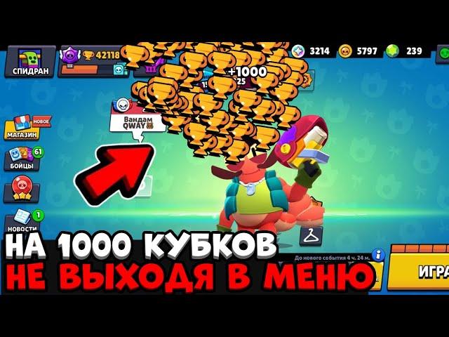 НОВЫЙ БОЕЦ НА 1000? /*РУБРИКА С 30 ДО 50К КУБКОВ*/ СПИДРАН 50К